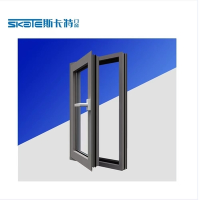 주문 헐링 커튼 타입 사용자 지정 디자인 알루미늄 캐세먼트 창문 1.4mm 벽 두께 online manufacture