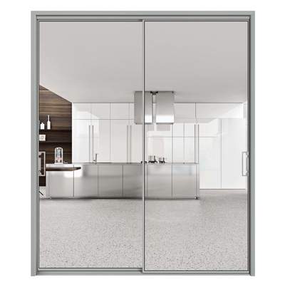 주문 현대적 디자인용 알루미늄 슬라이딩 유리 문 online manufacture