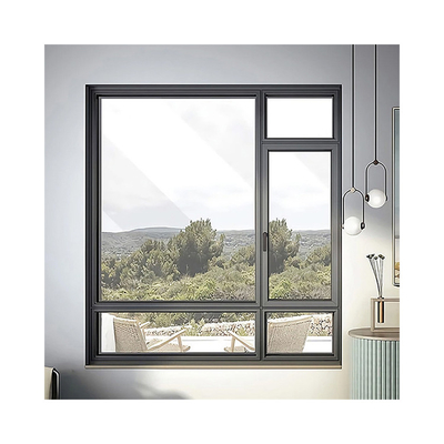 주문 커스텀 디자인 빌라 프랑스 유리 창문 35dB 단열 및 14 봉쇄 계층 online manufacture