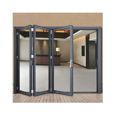 주문 아코디온 알루미늄 접착문 최신 디자인 10 밀폐 층 35dB 단열 online manufacture
