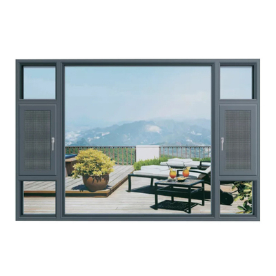주문 5 27A 55 9A 5 12A 5 유리 및 8 수준의 공기 tightness와 함께 이중 계층 casement 창문 online manufacture