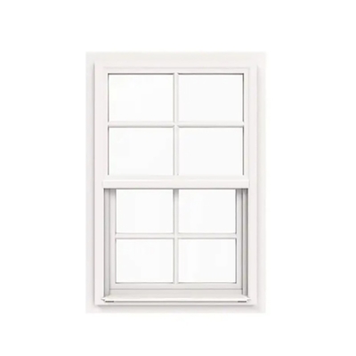 주문 알루미늄 유리 자동 수직 슬라이딩 두 개의 매달린 창문 online manufacture