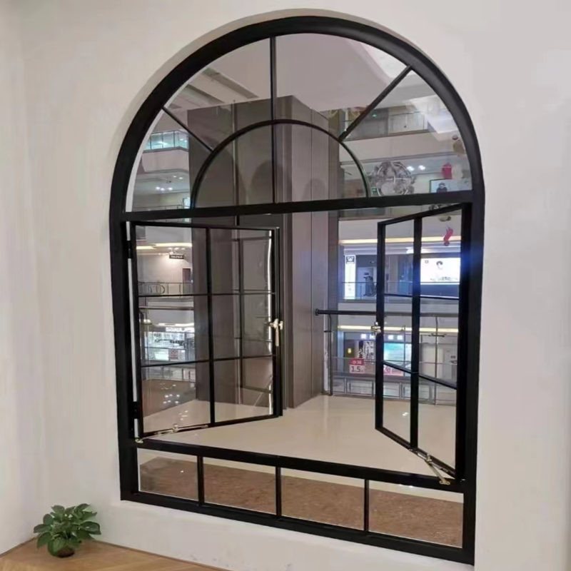커스텀 디자인 루버 커튼 타입 프랑스 알루미늄 창문