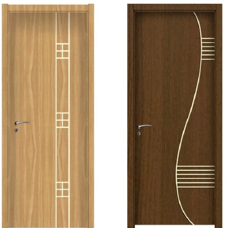 70mm 너비 최신 디자인 사진 패널 실내 방 UPVC PVC 캐시먼트 문