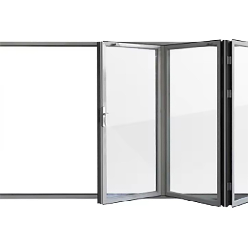중국 디자인 스타일 스케이트 알루미늄 열 차단 1.4mm 벽 두께와 함께 바이 폴드 도어