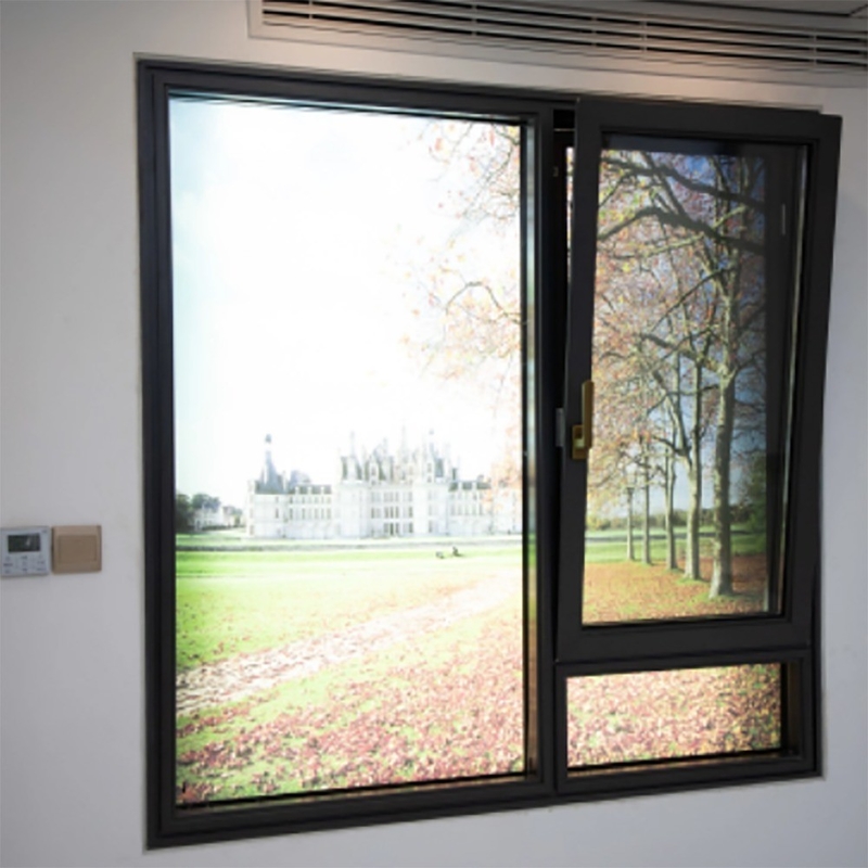 더 나은 방수를 위한 에너지 효율적인 이중창 강화 유리 알루미늄 프로파일 틸트 앤 턴 케이스먼트 창