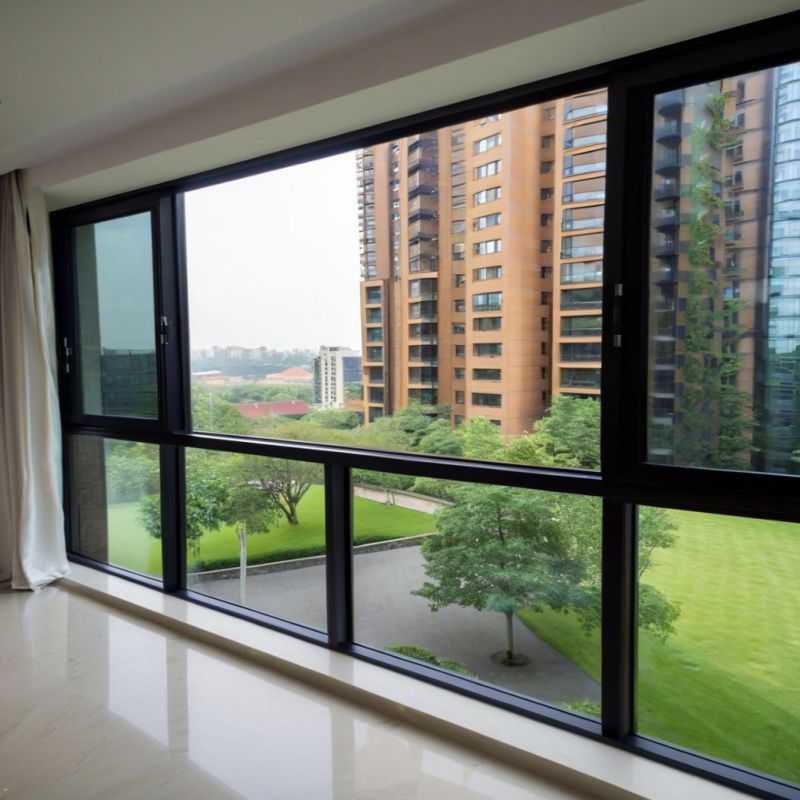 패션 뉴 디자인 알루미늄 듀플 글래스 슬라이딩 윈도우와 작은 공간에 낮은 E 유리