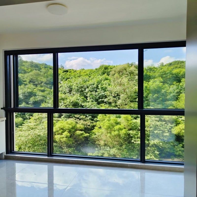 패션 뉴 디자인 알루미늄 듀플 글래스 슬라이딩 윈도우와 작은 공간에 낮은 E 유리