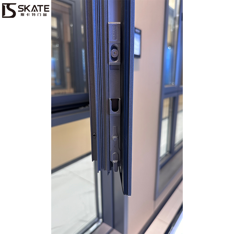 High Quality Aluminum Tilt and Turn Casement Soundproof Window with Multi-Point Locking System
